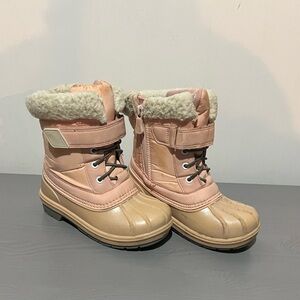Cat & Jack - Pink Snowboots - Size 11